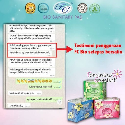 pad herba avail pantiliner tuala wanita